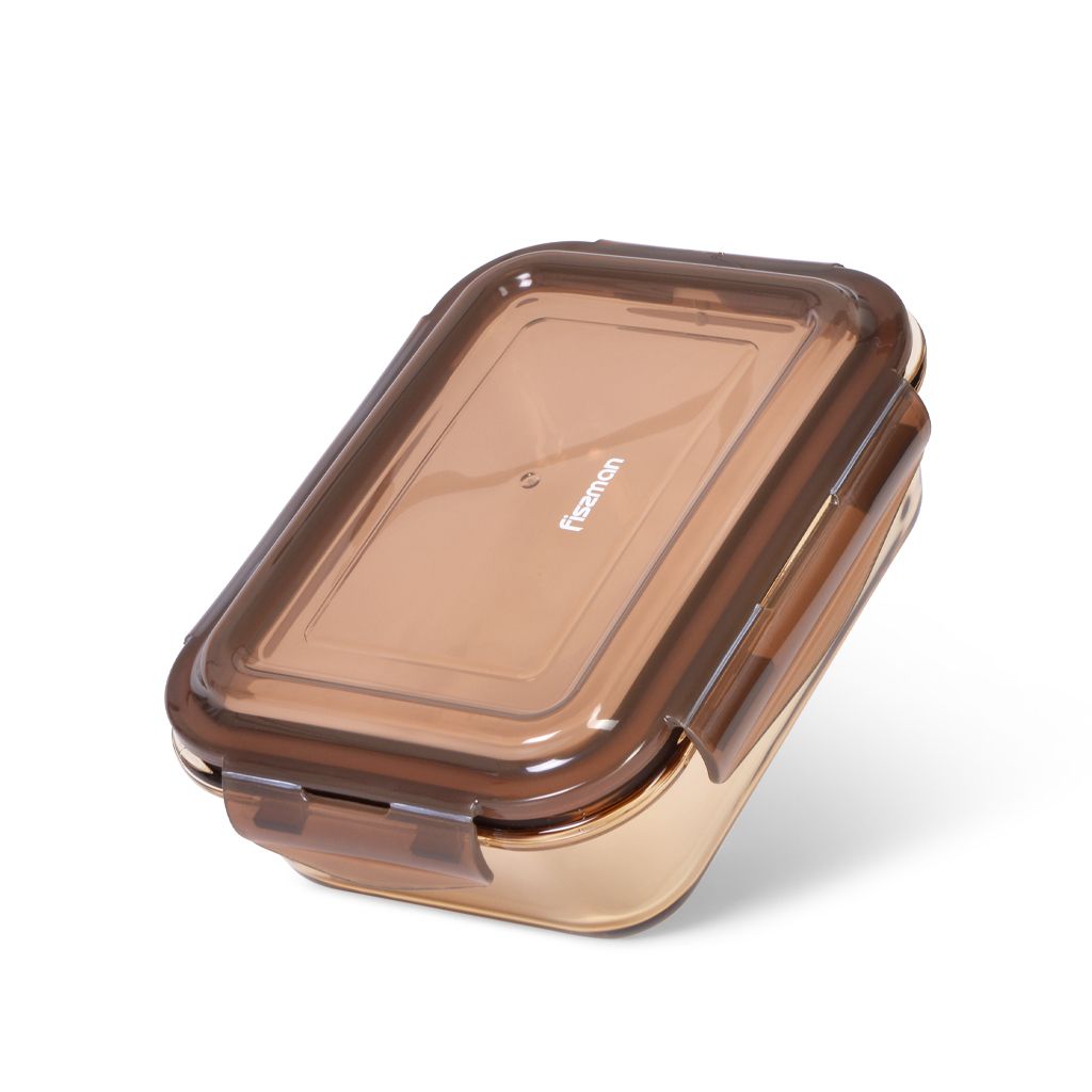 Контейнер с пластиковой крышкой 22x16x7 см / 1520 мл (стекло)