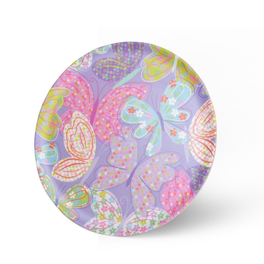 Тарелка плоская FLOWER 28x1,2 см (бамбуковое волокно)