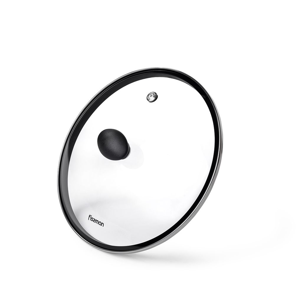 Стеклянная крышка UNIVERSAL 20 см с бакелитовой ручкой