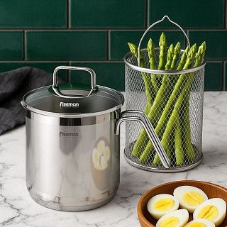 Кастрюля для варки овощей ASPARAGUS 16x18 см / 3,5 л (нерж. сталь)