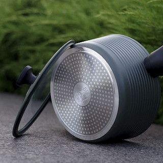 Кастрюля BRILLIANT 24x12см / 4,5л со съемными ручками (алюминий)