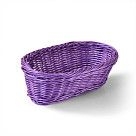 Плетеная корзинка овальная 23x12x8 см (пластик)