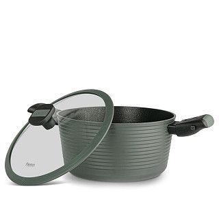 Кастрюля BRILLIANT 24x12см / 4,5л со съемными ручками (алюминий)