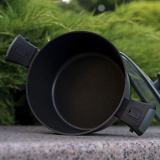 Кастрюля BRILLIANT 20x10см / 2,6л со съемными ручками (алюминий)