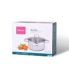 Кастрюля CALLISTO 20x11.5 см / 3,4 л с крышкой (нерж. сталь)