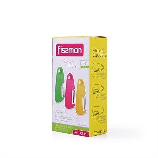 Набор из 3 ножей для чистки кожуры (нерж. сталь)