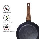 Глубокая cковорода VEGA 24x6,8см (алюминий)