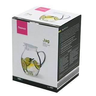 Кувшин для холодных и горячих напитков стекло 1,8л