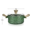 Кастрюля MALACHITE 20x9,8 см / 2,7 л с крышкой (алюминий)