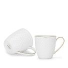 Набор кружек 400 мл / 2 шт (костяной фарфор) Noemi