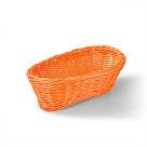 Плетеная корзинка овальная 23x12x8 см (пластик)