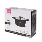 Кастрюля FILOMENA 24x12см / 3,9л со стеклянной крышкой (алюминий)