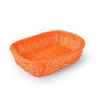 Плетеная корзинка прямоугольная 26x19x7 см (пластик)