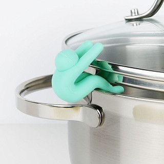 Держатель для крышки в форме человека 5x4 см (силикон)