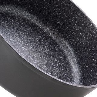 Глубокая cковорода CAPELLA 24x7,5см со съемной ручкой и стеклянной