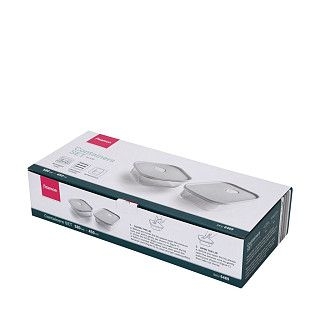 Набор стеклянных контейнеров 2шт 450 / 580мл