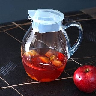 Кувшин для холодных и горячих напитков стекло 1,8л