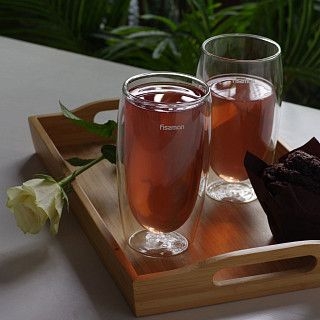 Набор стаканов с двойными стенками FRAPPE 2шт / 350мл