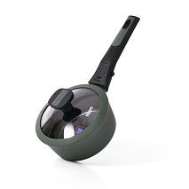 Ковш BRILLIANT 16x7,5см / 1,3л со съем.ручкой и стек. крышкой (алю