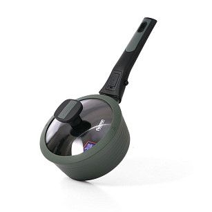 Ковш BRILLIANT 16x7,5см / 1,3л со съем.ручкой и стек. крышкой (алю