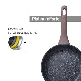 Сковорода для жарки GRANDEE STONE 28x6,0 см (алюминий)