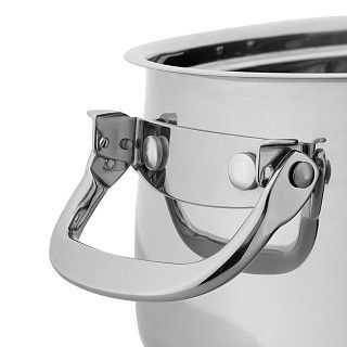 Кастрюля IRON ELEGANCE 16х10 см / 1,85 л со стеклянной крышкой (нер