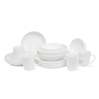 Набор столовой посуды 16 предметов (4 персоны), фарфор Horeca арт.6358