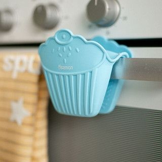 Прихватка силиконовая в форме кекса (силикон) (в промо-коробке)