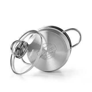 Кастрюля MONICA 18x10.5 см / 2.6 л со стеклянной крышкой