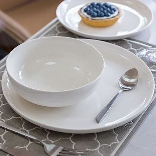 Набор столовой посуды 6 предметов (2 персоны), фарфор Horeca арт.6359