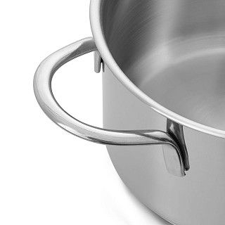 Кастрюля BAMBINO 12x7,5 см / 0,8 л со стекл. крышкой (нерж. сталь)