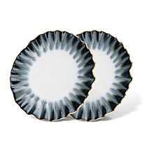 Набор из 2 тарелок GALACTIC WAVES 16 см (фарфор)