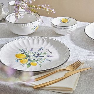 Набор из 2 тарелок PROVENCE 26 см (фарфор)