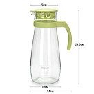 Стеклянный кувшин с фильтром 1,3л