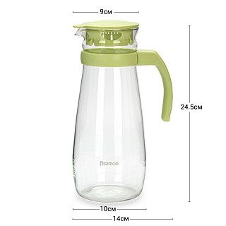 Стеклянный кувшин с фильтром 1,3л