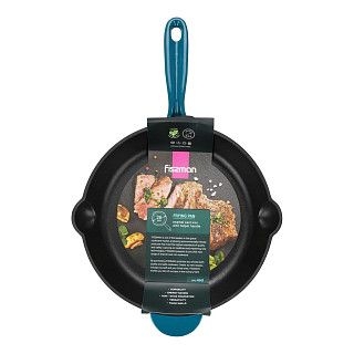 Сковорода для жарки 26x4,5см с вспомогательной ручкой (эмалированны