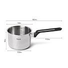 Ковш без крышки 14 см / 1,46 л Mia