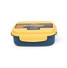 Ланч-бокс с тремя отделениями 21,5x15x8см / 1100мл, цвет Жёлтый