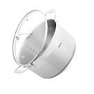 Кастрюля PLATINO 24x13,5 см / 5,7л со стеклянной крышкой (нерж.стал