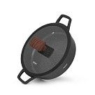 Сотейник FILOMENA  28x7,5см / 3,5л со стеклянной крышкой (алюминий