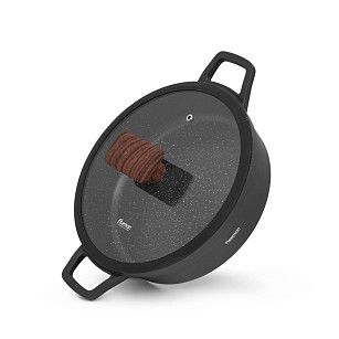 Сотейник FILOMENA  28x7,5см / 3,5л со стеклянной крышкой (алюминий