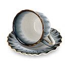 Набор из 2 чашек GALACTIC WAVES 220 мл с блюдцами (фарфор)