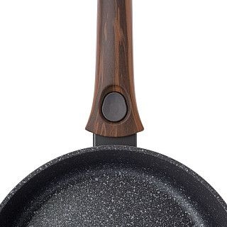 Глубокая cковорода CAPELLA 24x7,5см со съемной ручкой и стеклянной