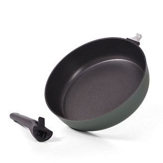 Глубокая сковорода BRILLIANT 28x7,5см со съемной ручкой (алюминий)