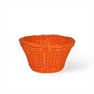 Плетеная корзинка круглая 19x10 см (пластик)