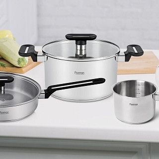 Кастрюля индукционная 24 см / 5,6 л Mia