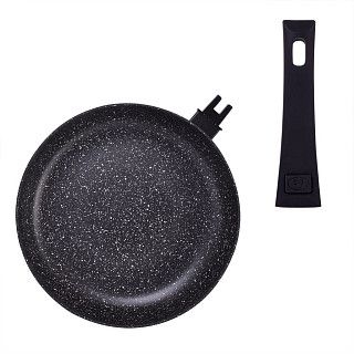 Сковорода FIORE 24x4,9см со съемной ручкой (алюминий)