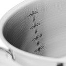 Кастрюля PLATINO 24x13,5 см / 5,7л со стеклянной крышкой (нерж.стал