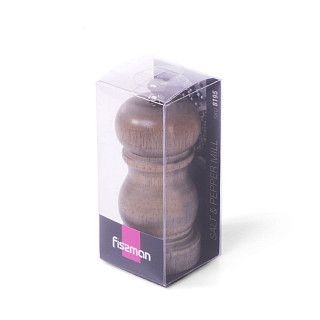 Мельница для соли и перца 11x5см (деревянный корпус)