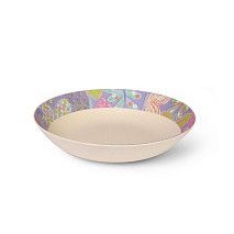 Тарелка глубокая FLOWER 22x4,4 см (бамбуковое волокно)